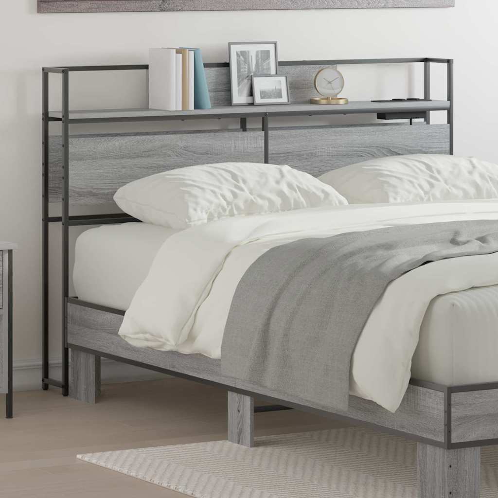 Testata contenitore Grigio Sonoma 120 cm Legno multistrato