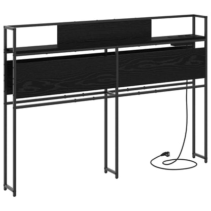 Testata contenitore Rovere Nero 135 cm Legno multistrato