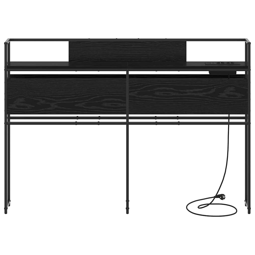 Testata contenitore Rovere Nero 135 cm Legno multistrato