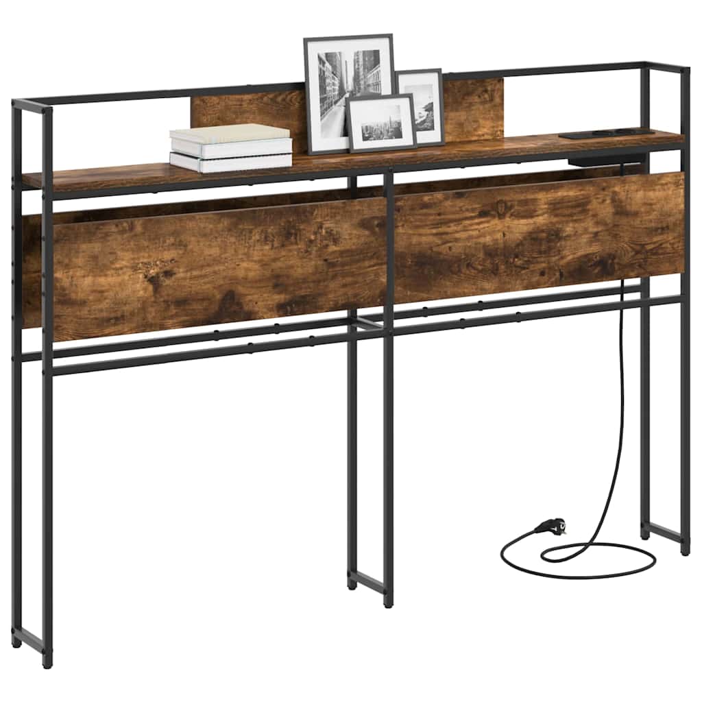 Testata contenitore Rovere fumo 135 cm Legno multistrato