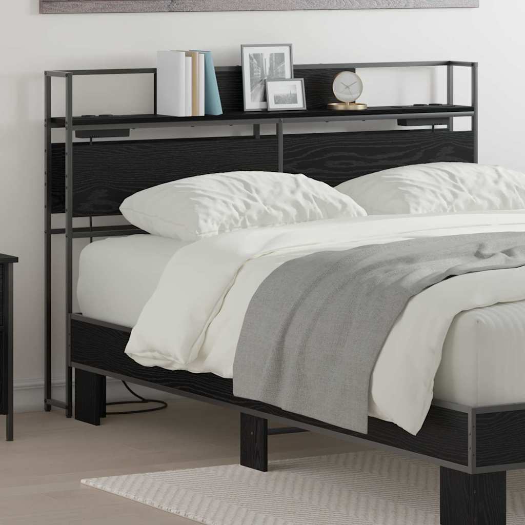 Testata contenitore Rovere Nero 140 cm Legno multistrato