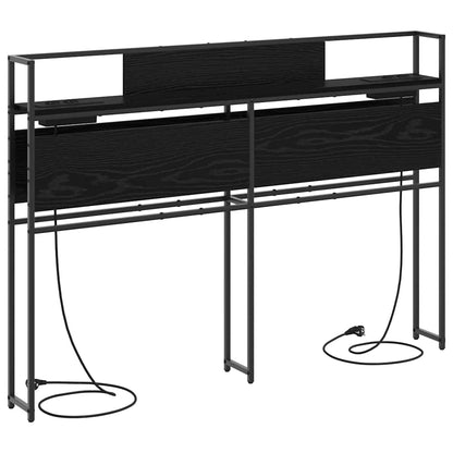 Testata contenitore Rovere Nero 140 cm Legno multistrato