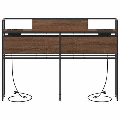 Testata contenitore Rovere marrone 140 cm Legno multistrato