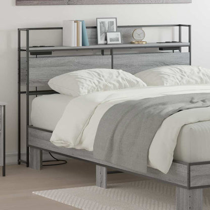 Testata contenitore Grigio Sonoma 150 cm Legno multistrato