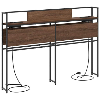Testata contenitore Rovere marrone 150 cm Legno multistrato