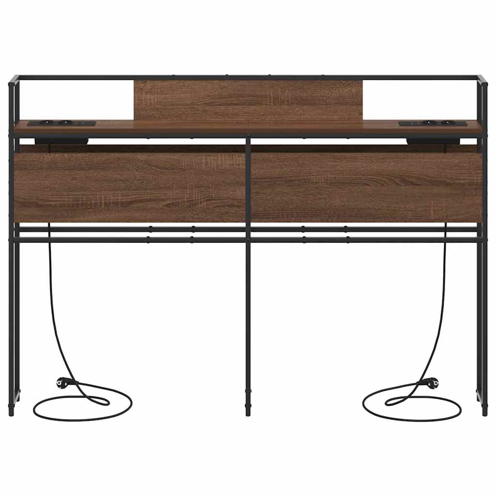 Testata contenitore Rovere marrone 150 cm Legno multistrato