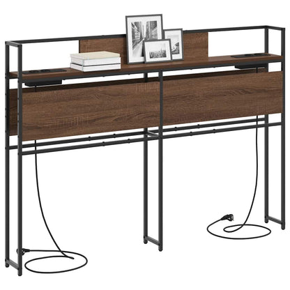 Testata contenitore Rovere marrone 150 cm Legno multistrato