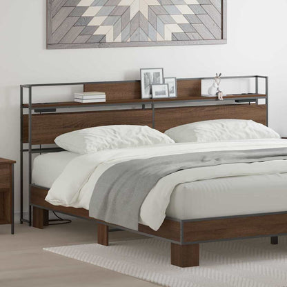 Testata contenitore Rovere marrone 180 cm Legno multistrato