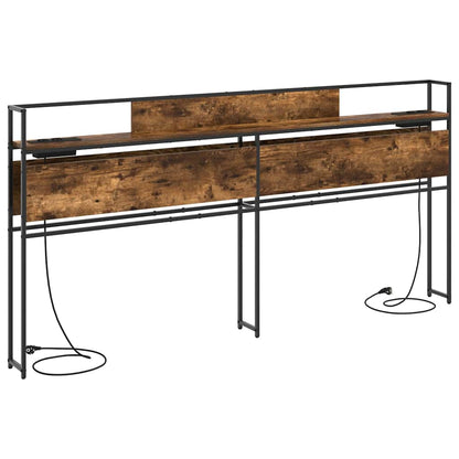 Testata contenitore Rovere fumo 200 cm Legno multistrato