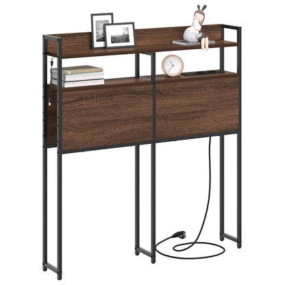 Testata contenitore Rovere marrone 75 cm Legno multistrato