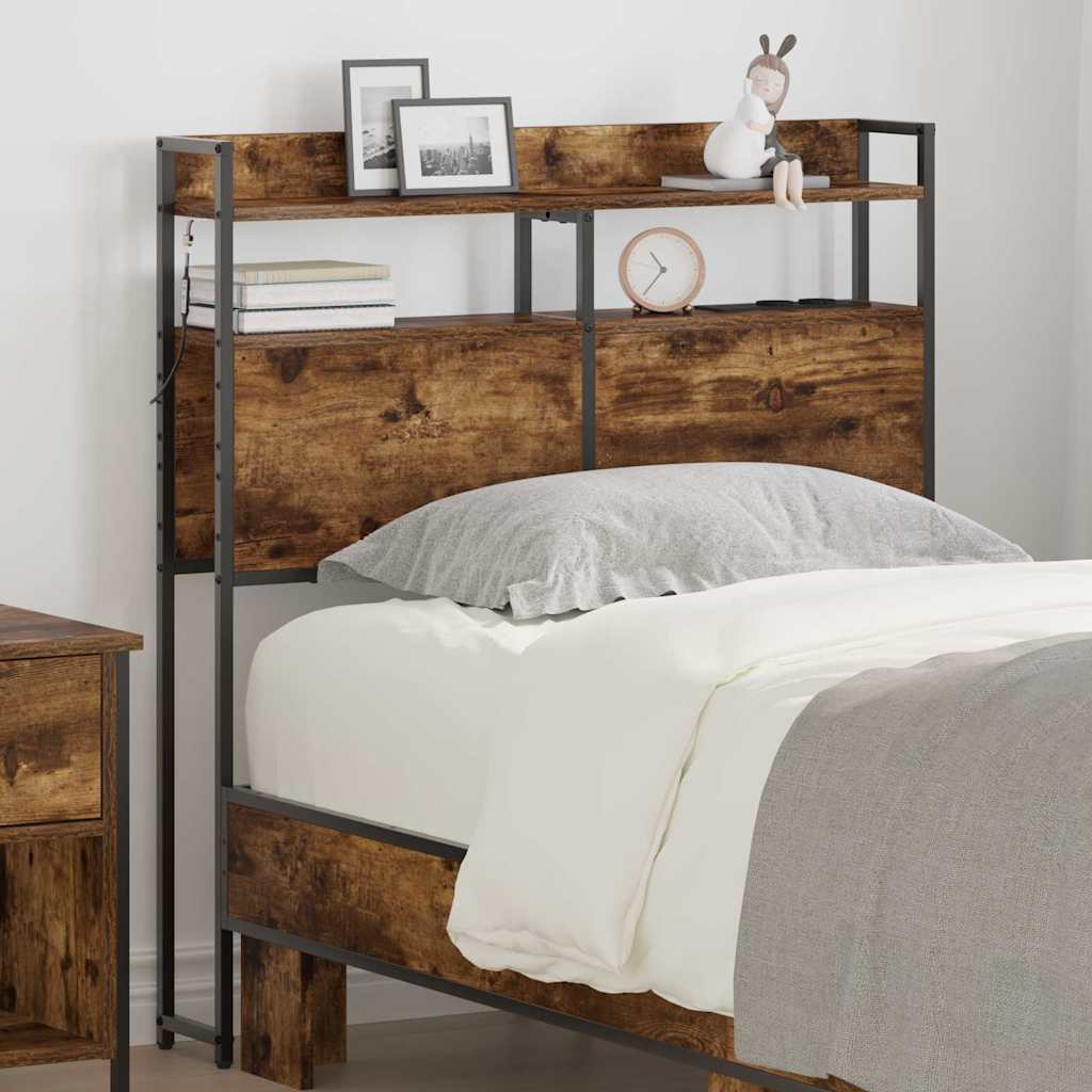 Testata contenitore Rovere fumo 80 cm Legno multistrato
