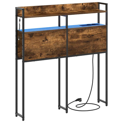 Testata contenitore Rovere fumo 80 cm Legno multistrato