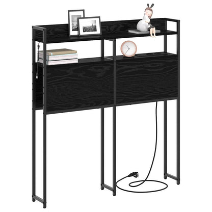 Testata contenitore Rovere Nero 90 cm Legno multistrato
