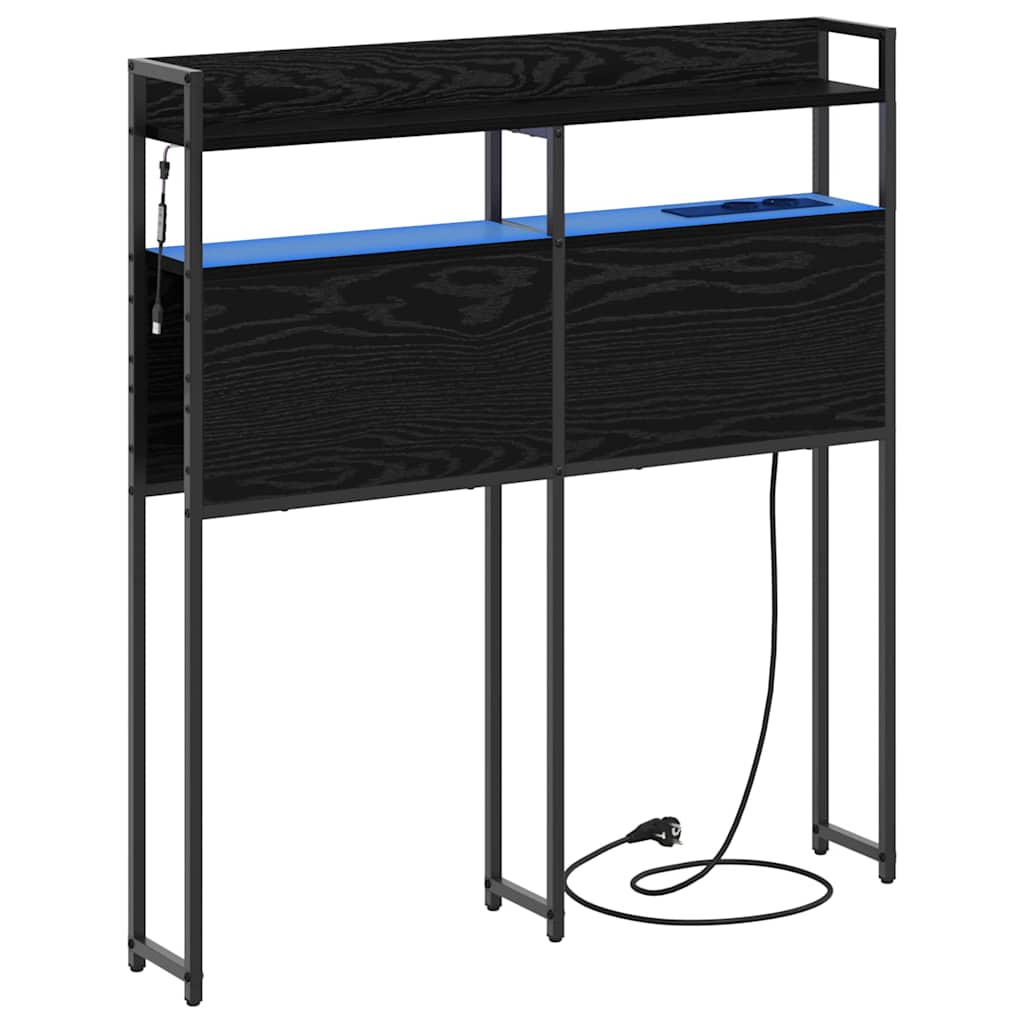 Testata contenitore Rovere Nero 100 cm Legno multistrato