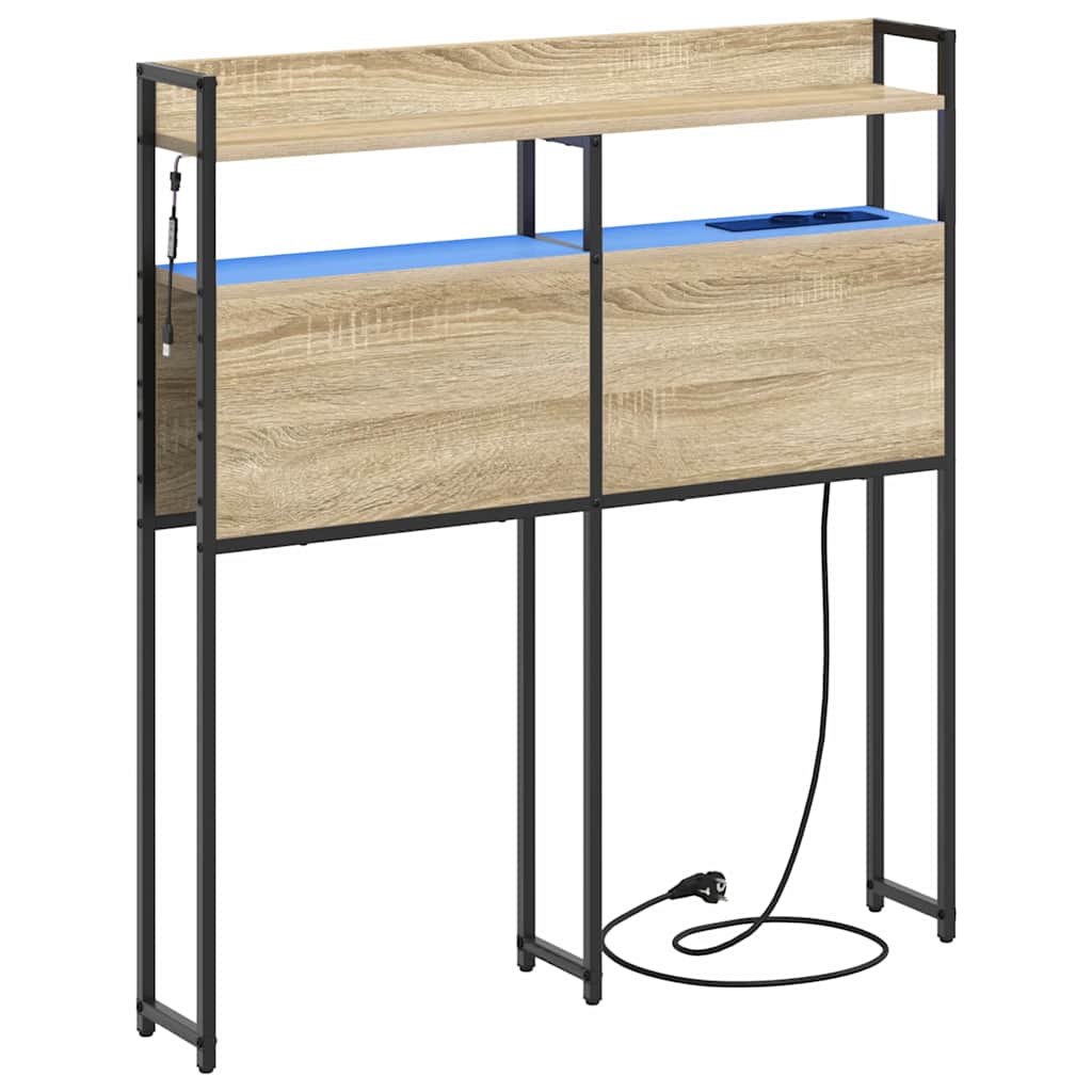 Testata contenitore rovere sonoma 100 cm Legno multistrato