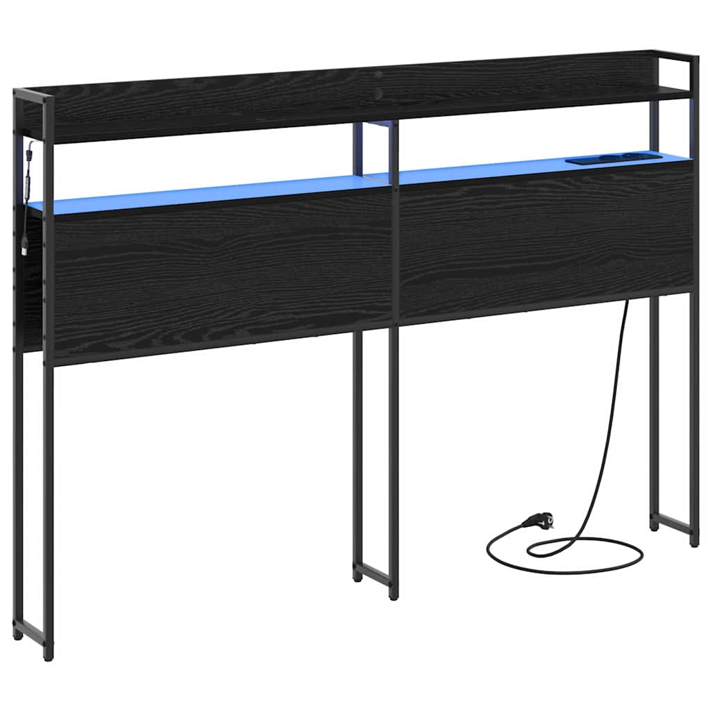 Testata contenitore Rovere Nero 120 cm Legno multistrato