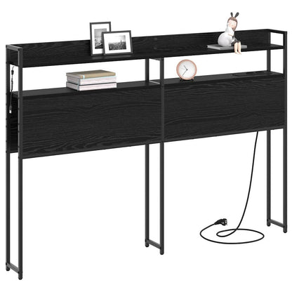 Testata contenitore Rovere Nero 120 cm Legno multistrato
