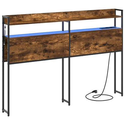 Testata contenitore Rovere fumo 135 cm Legno multistrato
