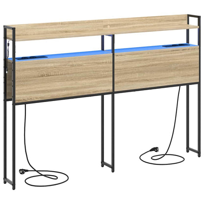 Testata contenitore rovere sonoma 140,5 x 15 x 98 cm