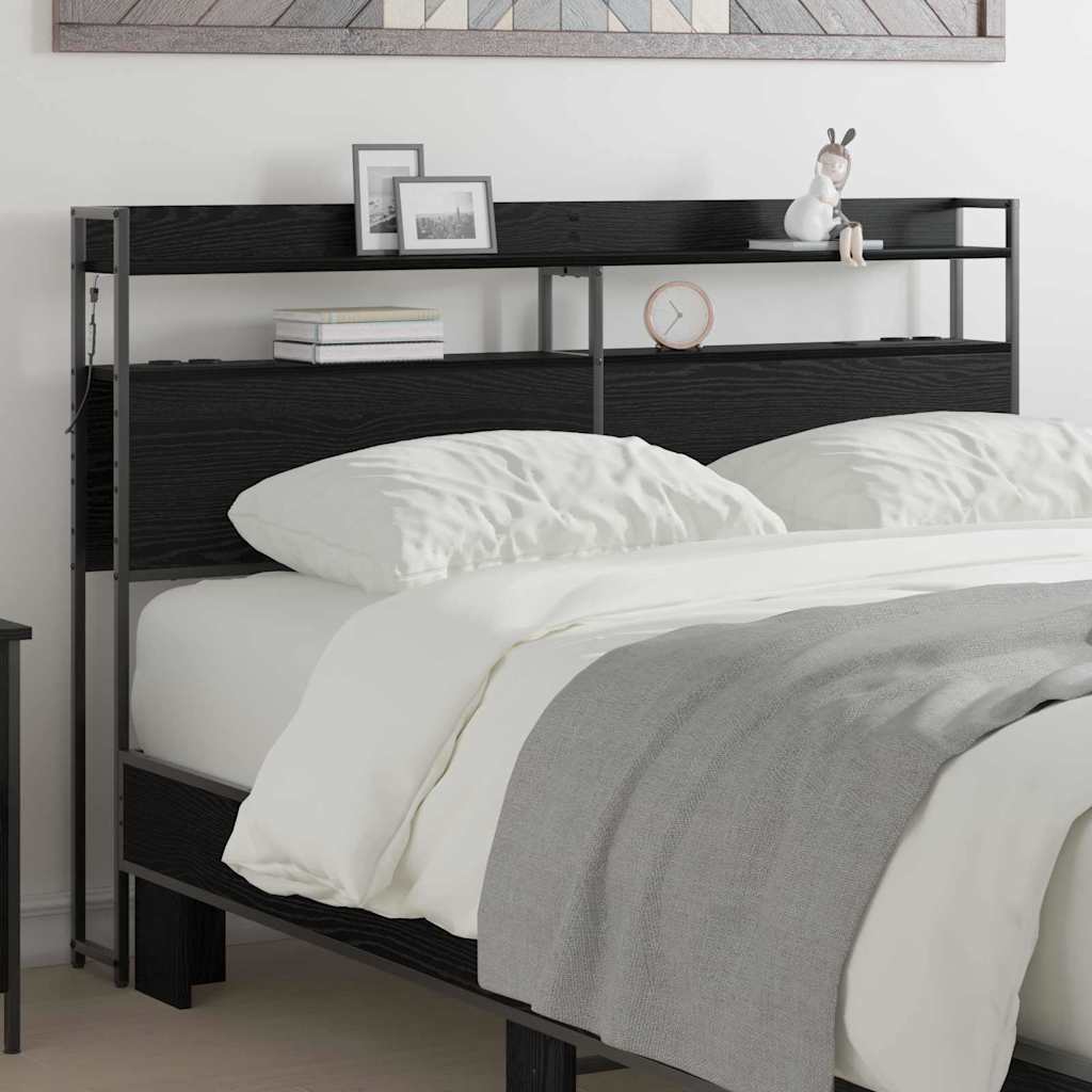 Testata contenitore Rovere Nero 150 cm Legno multistrato