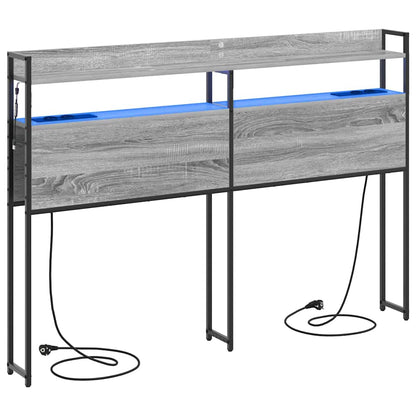 Testata contenitore Grigio sonoma 160 cm Legno multistrato