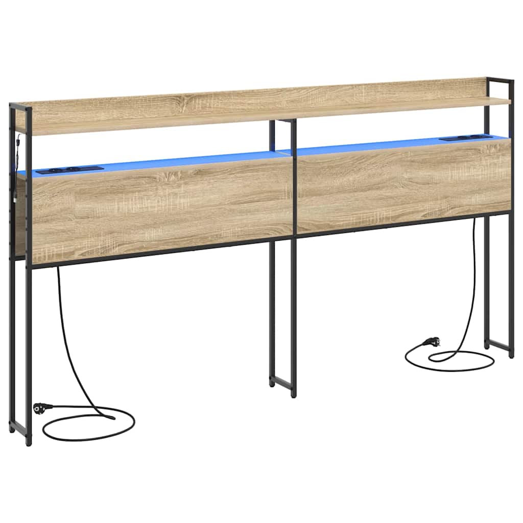Testata contenitore Rovere Sonoma 200 cm Legno multistrato