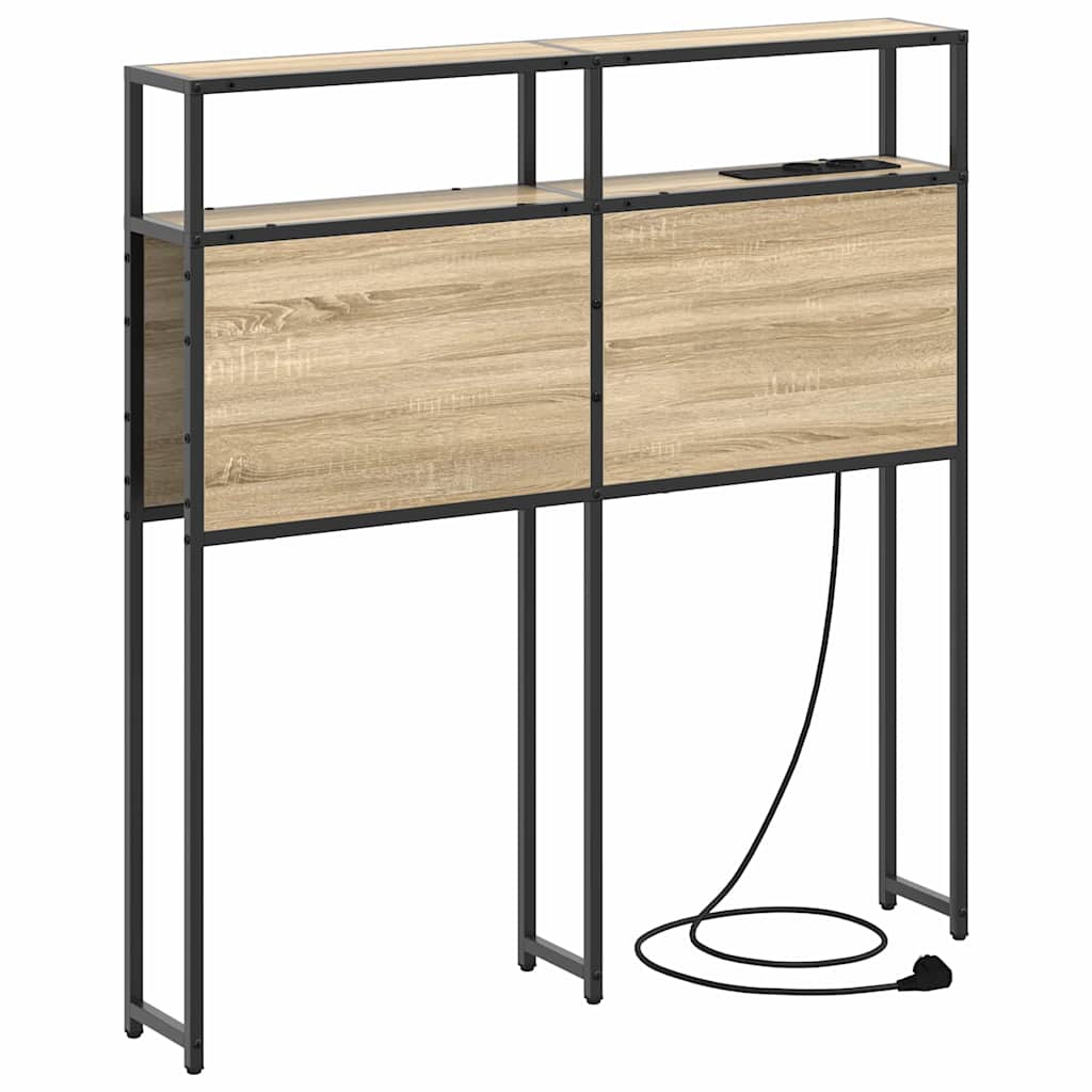 Testata contenitore rovere sonoma 75 cm Legno multistrato