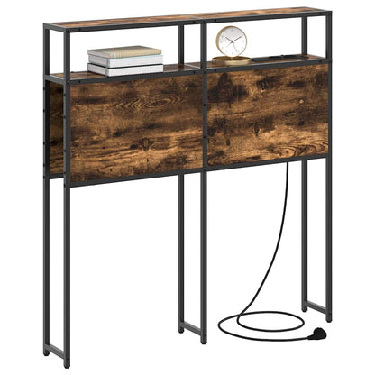 Testata contenitore Rovere fumo 75 cm Legno multistrato