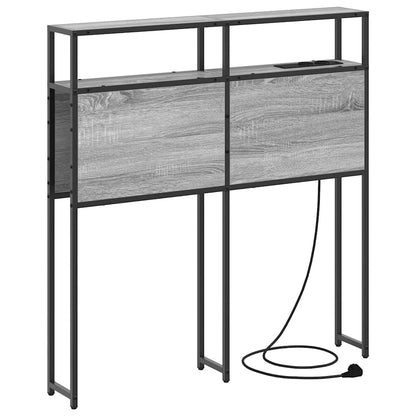 Testata contenitore Grigio sonoma 75 cm Legno multistrato
