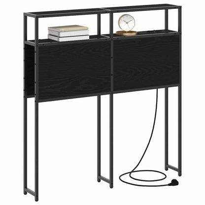 Testata contenitore Rovere Nero 90 cm Legno multistrato
