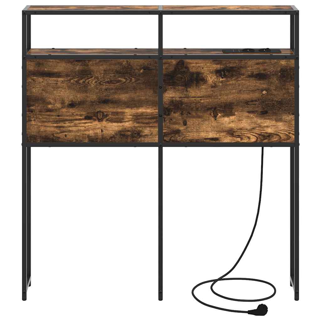 Testata contenitore Rovere fumo 90 cm Legno multistrato