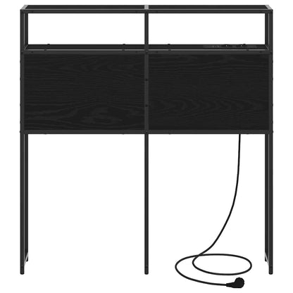 Testata contenitore Rovere Nero 100 cm Legno multistrato