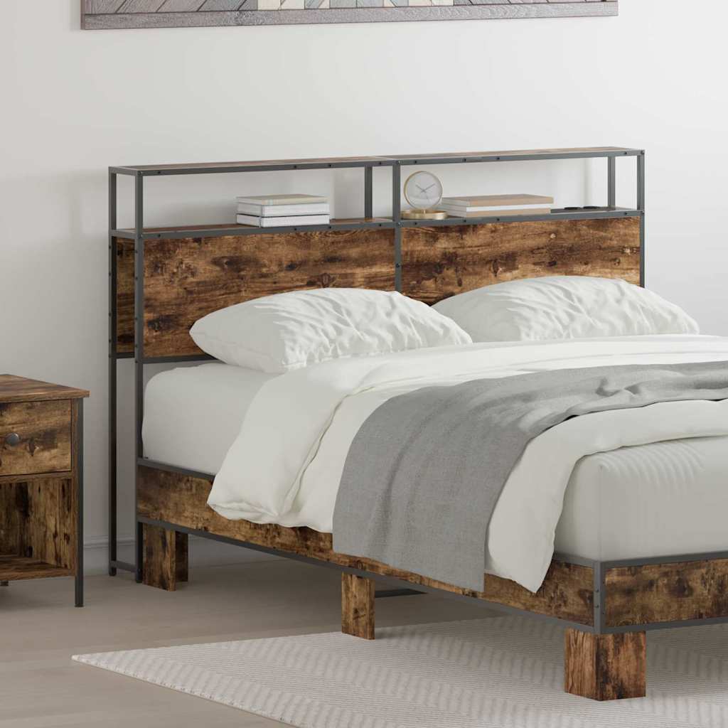 Testata contenitore Rovere fumo 135 cm Legno multistrato