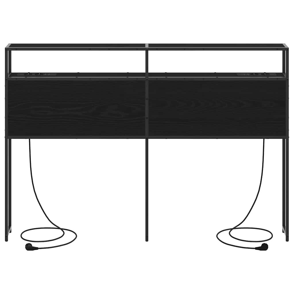 Testata contenitore Rovere Nero 140 cm Legno multistrato