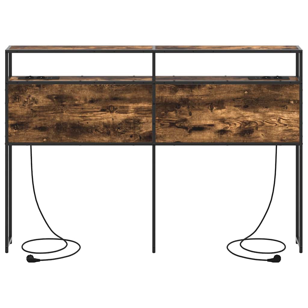 Testata contenitore Rovere fumo 140 cm Legno multistrato