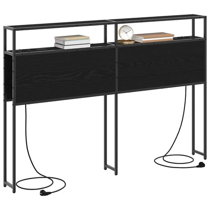 Testata contenitore Rovere Nero 150 cm Legno multistrato