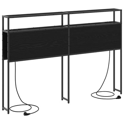 Testata contenitore Rovere Nero 160 cm Legno multistrato