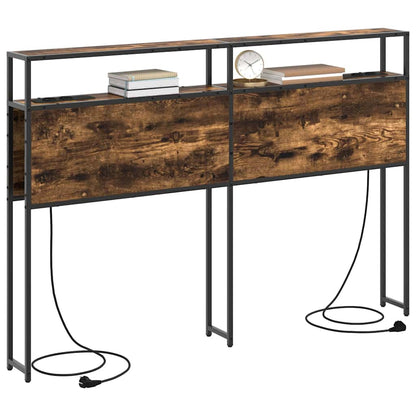 Testata contenitore Rovere fumo 160 cm Legno multistrato