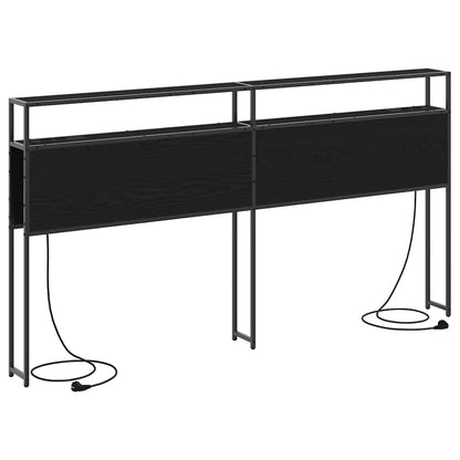Testata contenitore Rovere Nero 180 cm Legno multistrato