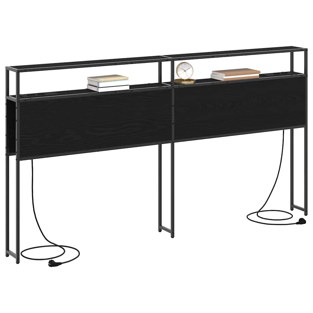 Testata contenitore Rovere Nero 180 cm Legno multistrato