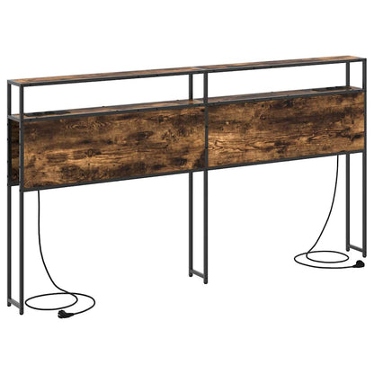 Testata contenitore Rovere fumo 180 cm Legno multistrato