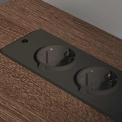 Cabina con Stazione di Ricarica Rovere Marrone 61 x 46 x 67 cm