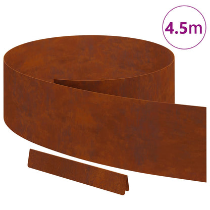 Bordura per Prato Ruggine 450 x 0.05 x 15 cm