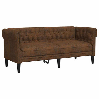 Divano Marrone 182,5 x 74,5 x 74,5 cm Poliestere