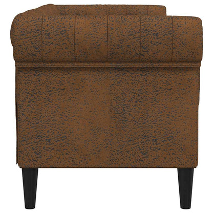 Divano Marrone 182,5 x 74,5 x 74,5 cm Poliestere