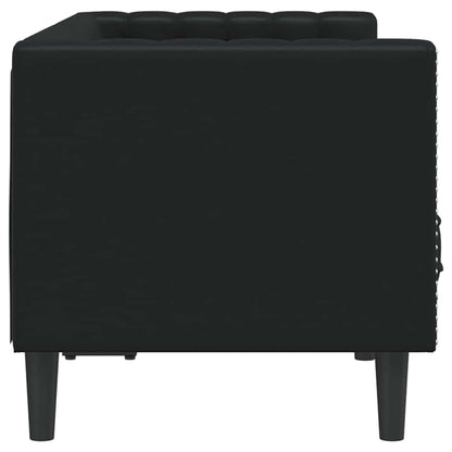 Divano Nero 174 x 74,5 x 70,5 cm PVC