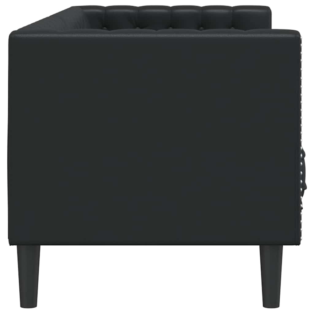 Divano Nero 194 x 74,5 x 70,5 cm PVC
