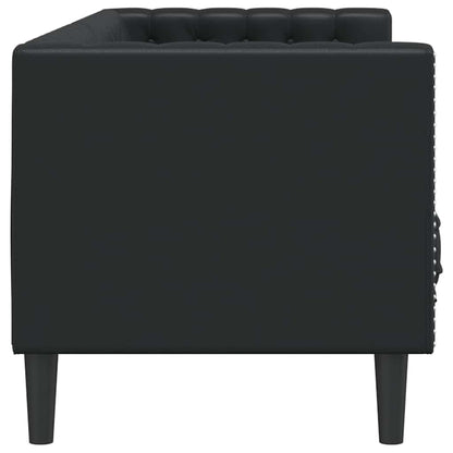 Divano Nero 194 x 74,5 x 70,5 cm PVC
