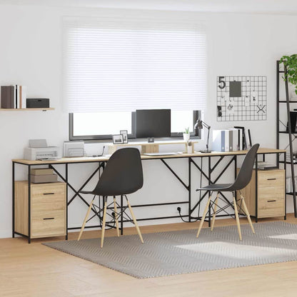 Scrivania Rovere Sonoma 182 x 101 x 87,5 cm Legno multistrato