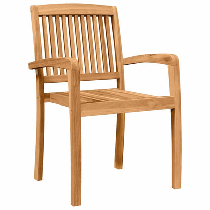 Set da Pranzo per Giardino 3 pcs Marrone Legno: Acacia solida
